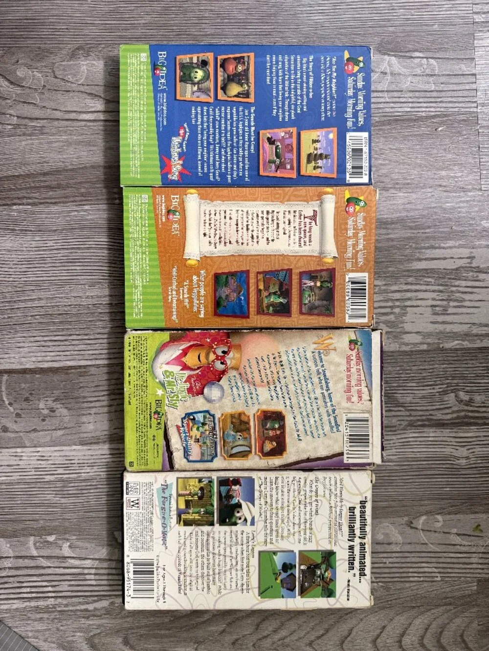 VeggieTales VHS Lot | Big Idea Christian Kids Tapes | Vintage Kids Religious - Picture 3 of 4